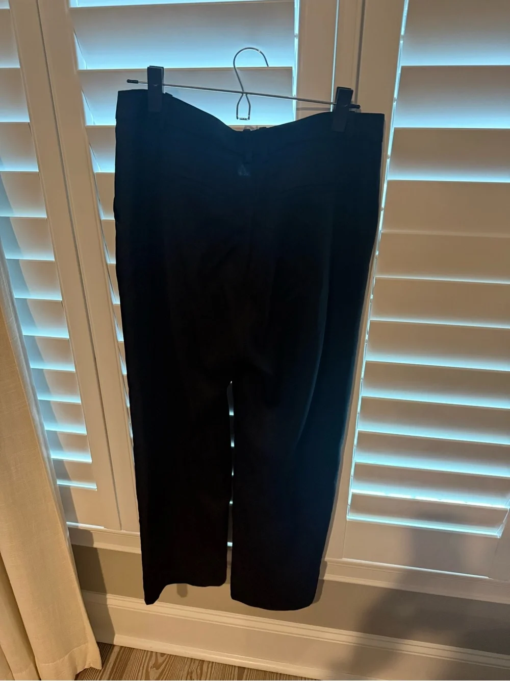 J. Crew Navy Wide-Leg Trousers